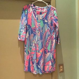 Lilly Pulitzer Bay Blue Out to Sea Ali dress